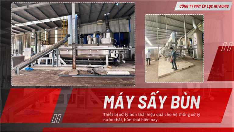 Công ty sản xuất máy sấy bùn chất lượng