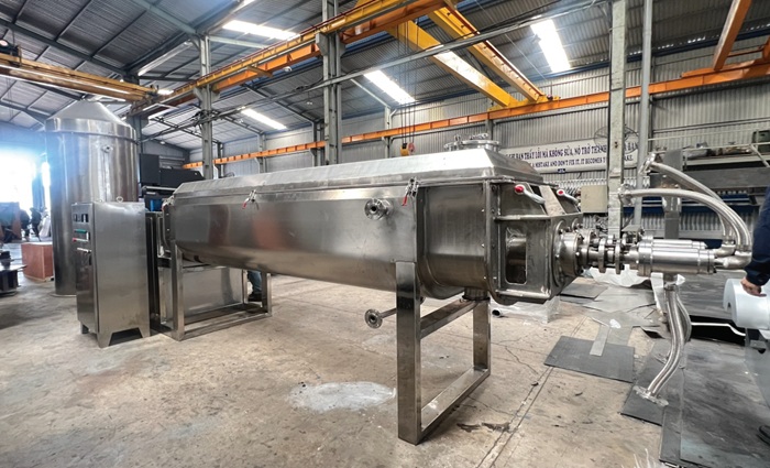 Máy sấy bùn mái chèo trục rỗng